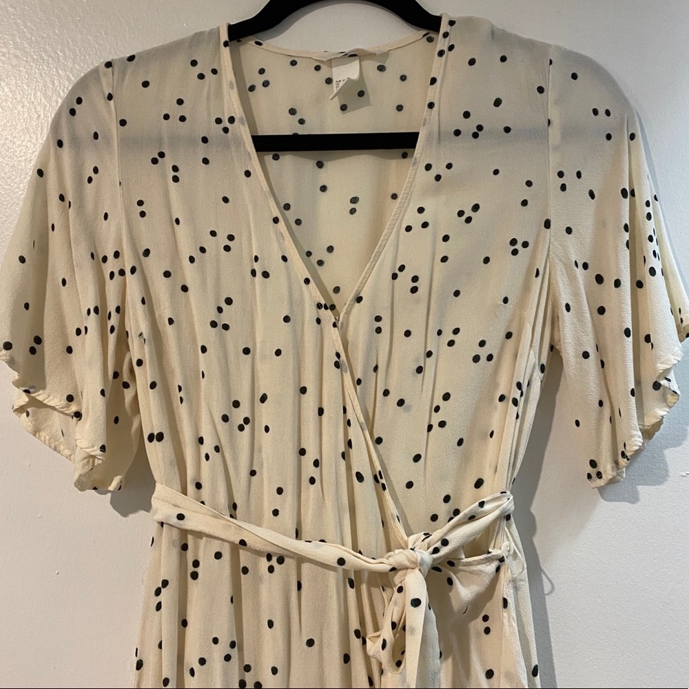 Polka Dot Wrap Dress